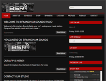 Tablet Screenshot of birminghamsoundsradio.com